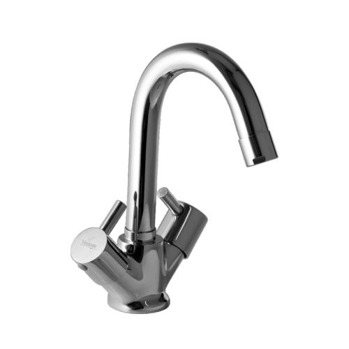 Center Hole Basin Mixer  with 18” Connection Pipe </BR> VFL-23009